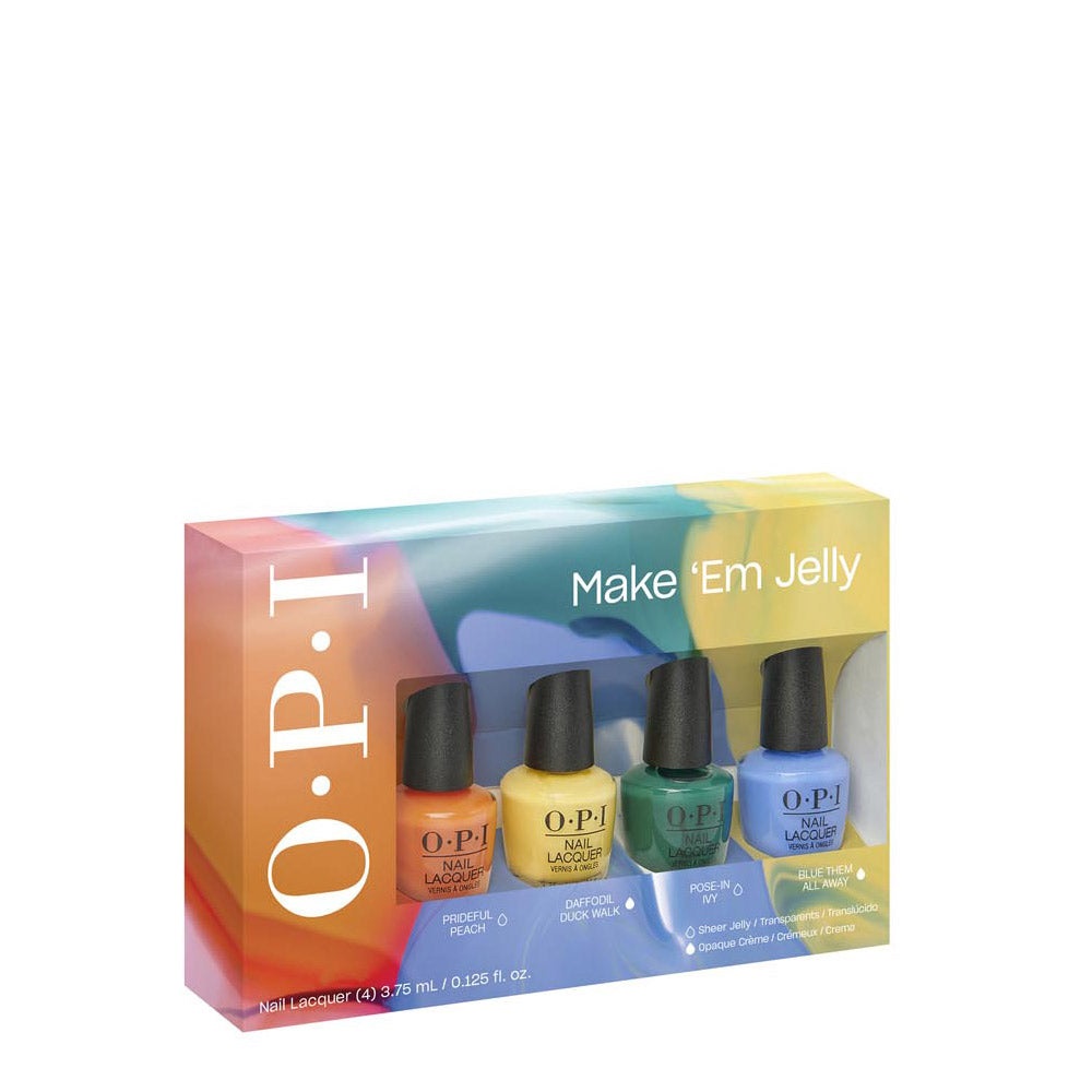 [6809127] OPI - Nail Polish - Set - Make 'Em Jelly! Collection Mini 4pc
