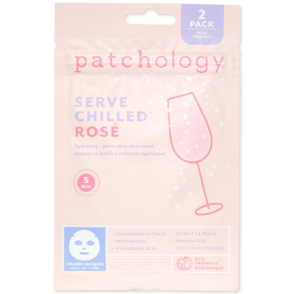 [92604800] Patchology - Serve Chilled Rose Hydrating Face Mask